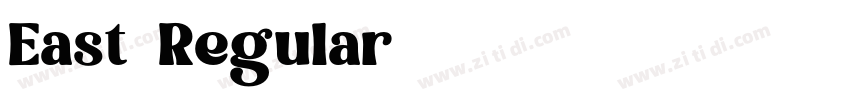 East Regular字体转换